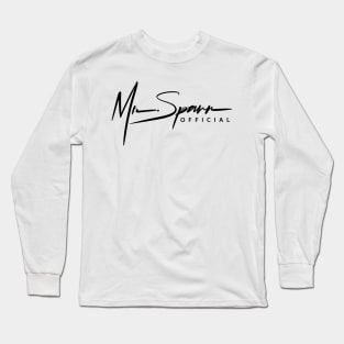 Mr. Spann Black Long Sleeve T-Shirt